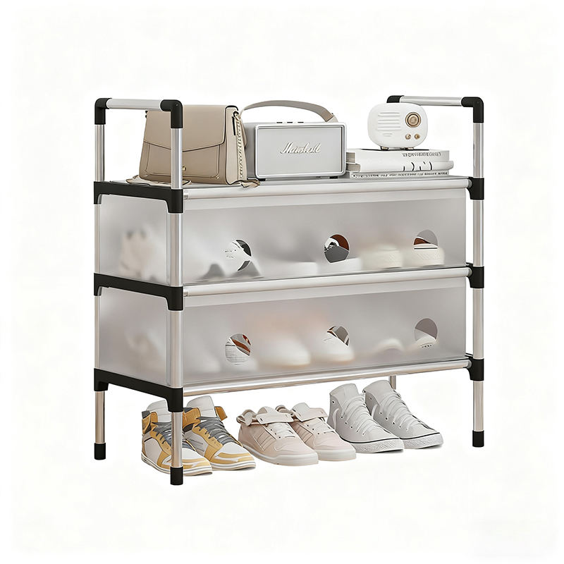 Dustproof Metal Shoe Storage Rack – Durable Shoe Stand for Entryway, Closet & Home Organization