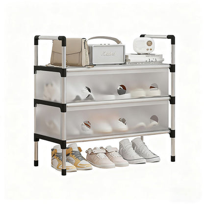 Dustproof Metal Shoe Storage Rack – Durable Shoe Stand for Entryway, Closet & Home Organization