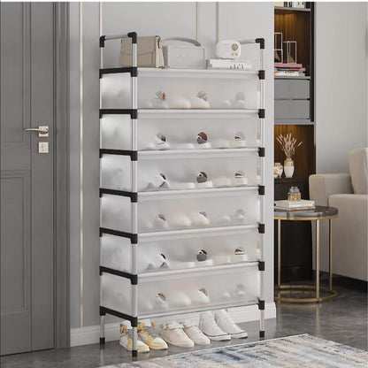 Dustproof Metal Shoe Storage Rack – Durable Shoe Stand for Entryway, Closet & Home Organization