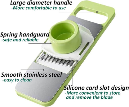6-in-1 Multifunction Vegetable Cutter – Durable, Easy-to-Clean Slicer, Shredder & Dicer for Every Kitchen