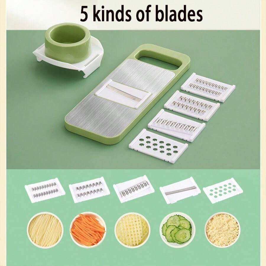 6-in-1 Multifunction Vegetable Cutter – Durable, Easy-to-Clean Slicer, Shredder & Dicer for Every Kitchen